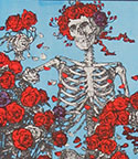 part of a Grateful Dead band poster