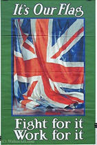 English WWI recruiting poster: It's Our Flag