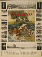 US WWI recruitment poster: U.S. Marines