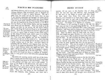pages from the book 'Purchas his Pilgrimes'