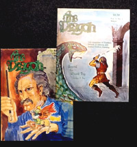 Two issues of 'The Dragon' magazine