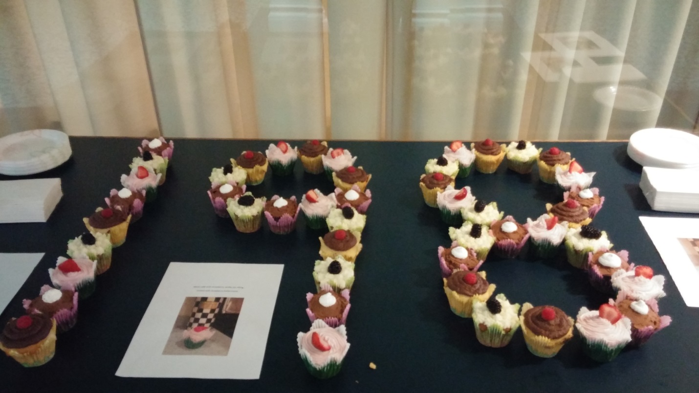 RAC Member Sadowski’s gourmet cupcakes, shared with the Board of Regents and honored guests in celebration of the New York State Library‘s 198 Birthday. The State Legislature created the State Library on April 21, 1818