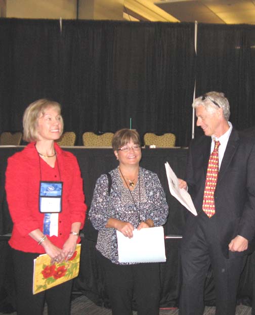 Fellows, Knab, Hammond at NYLA session; click on image to see a larger version