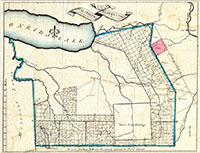 Oneida Reservation Map 1866