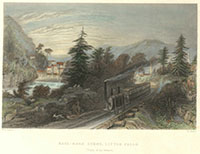 Print: Rail Road Scene Little Falls 