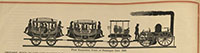 First Excursion Train of Passenger Cars, 1831
