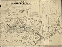 Map Exhibiting the Line of the NY and Erie Rail Road 1844 