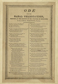 Ode for the Canal Celebration