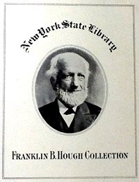Franklin Hough (image from a bookplate)