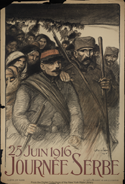 French WWI poster: Journée Serbe