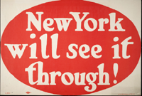 US WWI poster (general): New York Will See It Through