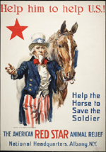 US WWI poster (general): Help Him to Help U.S.