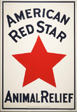 US WWI poster (general): American Red Star Animal Relief