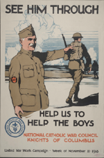 US WWI poster (general): See Him Through
