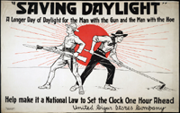 US WWI poster (general): Saving Daylight
