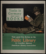 US WWI poster (general): Yanks in Germany