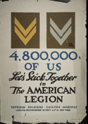 US WWI poster (general): 4,800,000 of Us