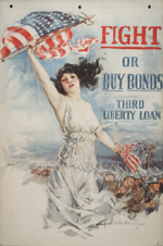 US WWI poster (general): Fight or Buy Bonds