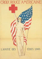 French WWI poster: Croix Rouge Americaine