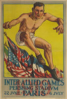 French WWI poster: Inter-Allied Games