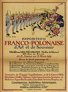 French WWI poster: Exposition Franco-Polonaise...