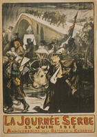 French WWI poster: La Journée Serbe