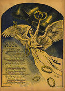 French WWI poster: Noël pour la grande paix