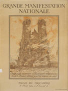 French WWI poster: Grande manifestation nationale