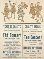 French WWI poster: Vente de Charité/Thé Concert