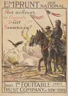 French WWI poster: Emprunt National 1918