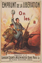 French WWI poster: Emprunt de la libération