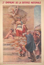 French WWI poster: 2me Emprunt de la Defense Nationale 