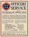 US WWI poster (general): Officers' Service