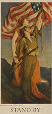 US WWI poster (general): Stand By