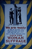 US WWI poster (general): We are ready to Work