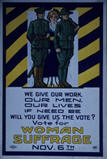 US WWI poster (general): We Give Our Work