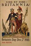US WWI poster (general): Side By Side