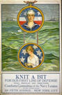 US WWI poster (general): Knit A Bit