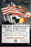 US WWI poster (general): Our Flags Beat Germany