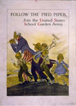 US WWI poster (general): Follow the Pied Piper
