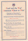 US WWI poster (general): Food and the War!