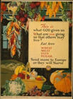 US WWI poster (general): This Is What God Gives Us