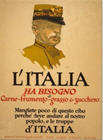 US WWI poster (general): L'Italia ha bisogno
