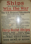 US WWI poster (general): Ships Are Needed