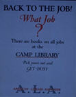 US WWI poster (general): Back to the Job!