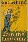 US WWI poster (general): Get Behind the Girl