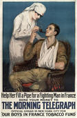 US WWI poster (general): Help Her Fill a Pipe