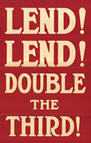 US WWI poster (general): Lend! Lend!