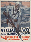US WWI poster (general): We Clear the Way