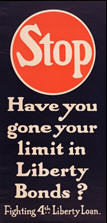 US WWI poster (general): Stop Have You Gone
